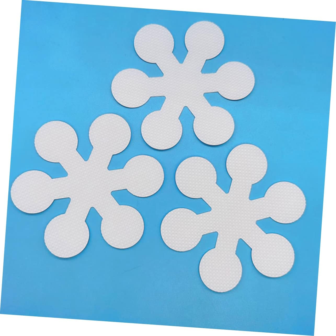 Mobestech 20Pcs Snowflake Non-Slip Bath Treads Adhesive Stickers