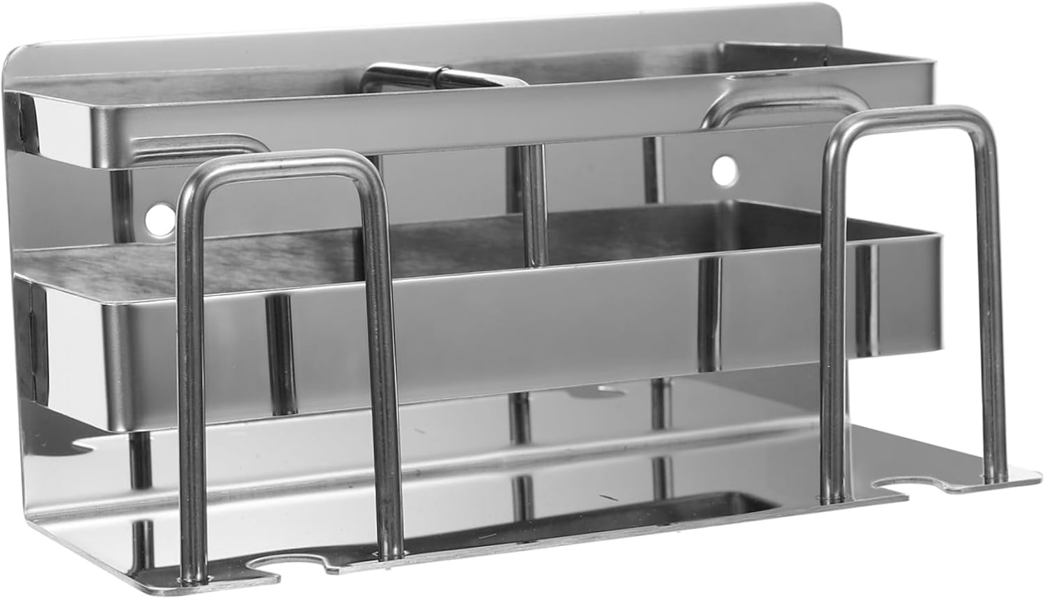 SHOWERORO Wall Mount Toothbrush Holder Stand