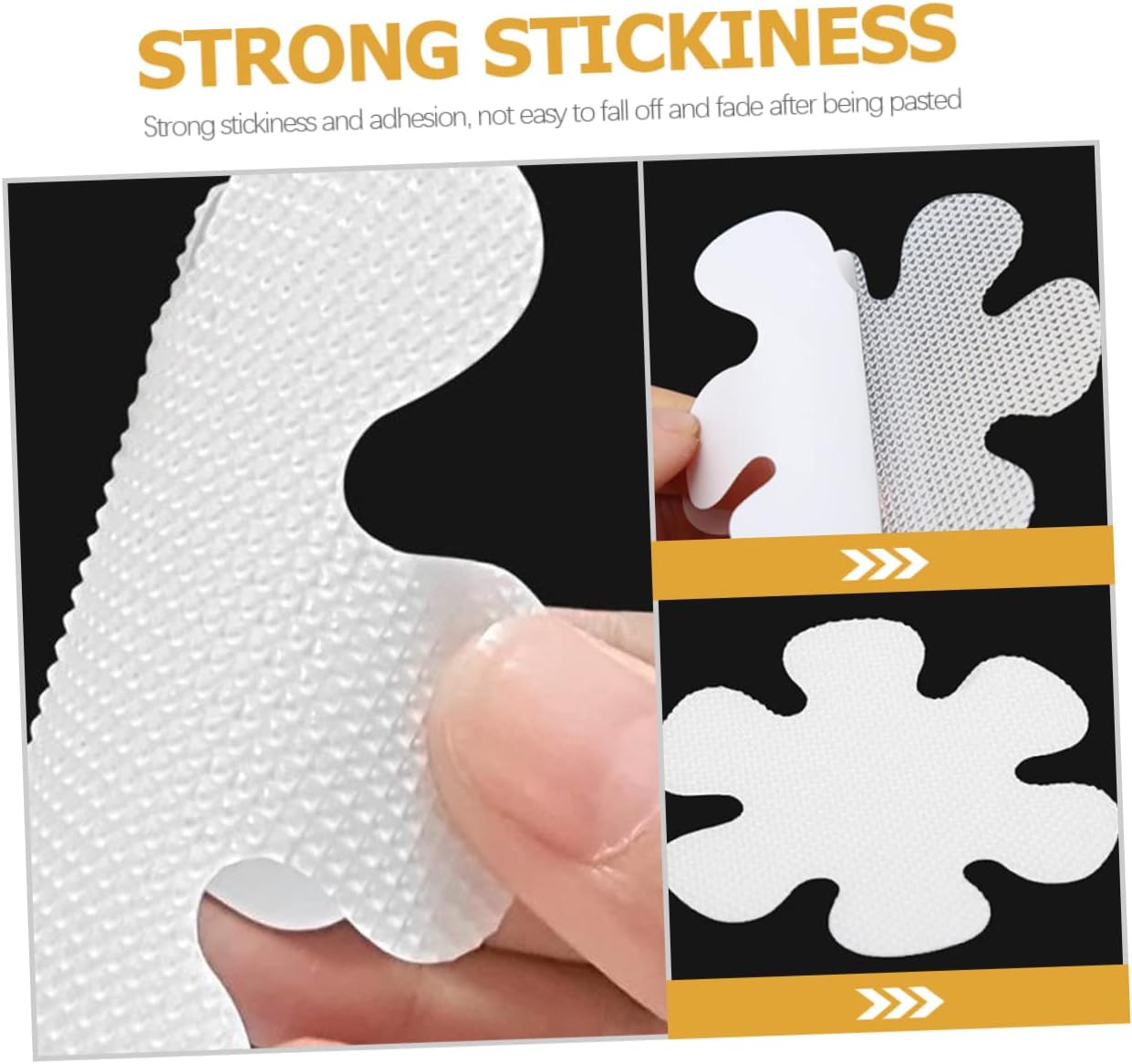1Set Flower Design Non Slip Stickers for Bathtub and Kitchen