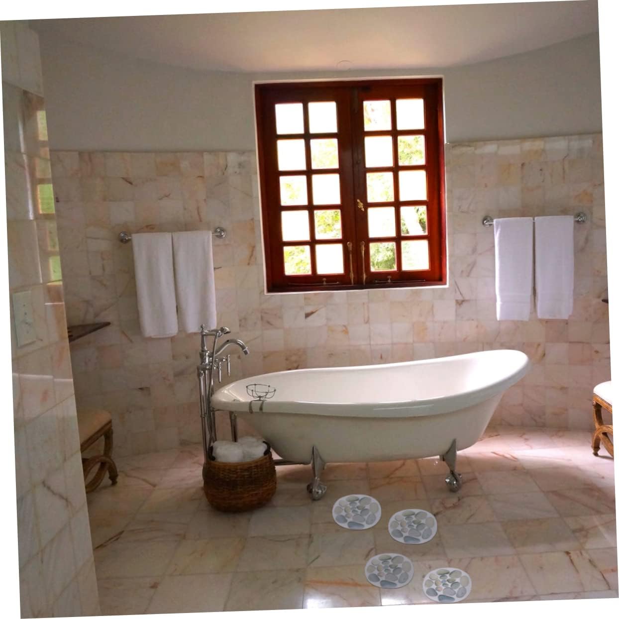 HAKIDZEL Anti-Slip Bathtub Stickers 4PCS Set