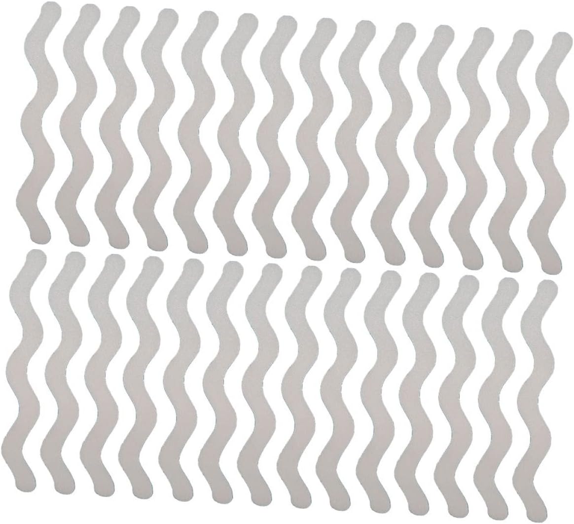 ABOOFAN 36Pcs S Shape Anti-Slip Bathtub Stickers