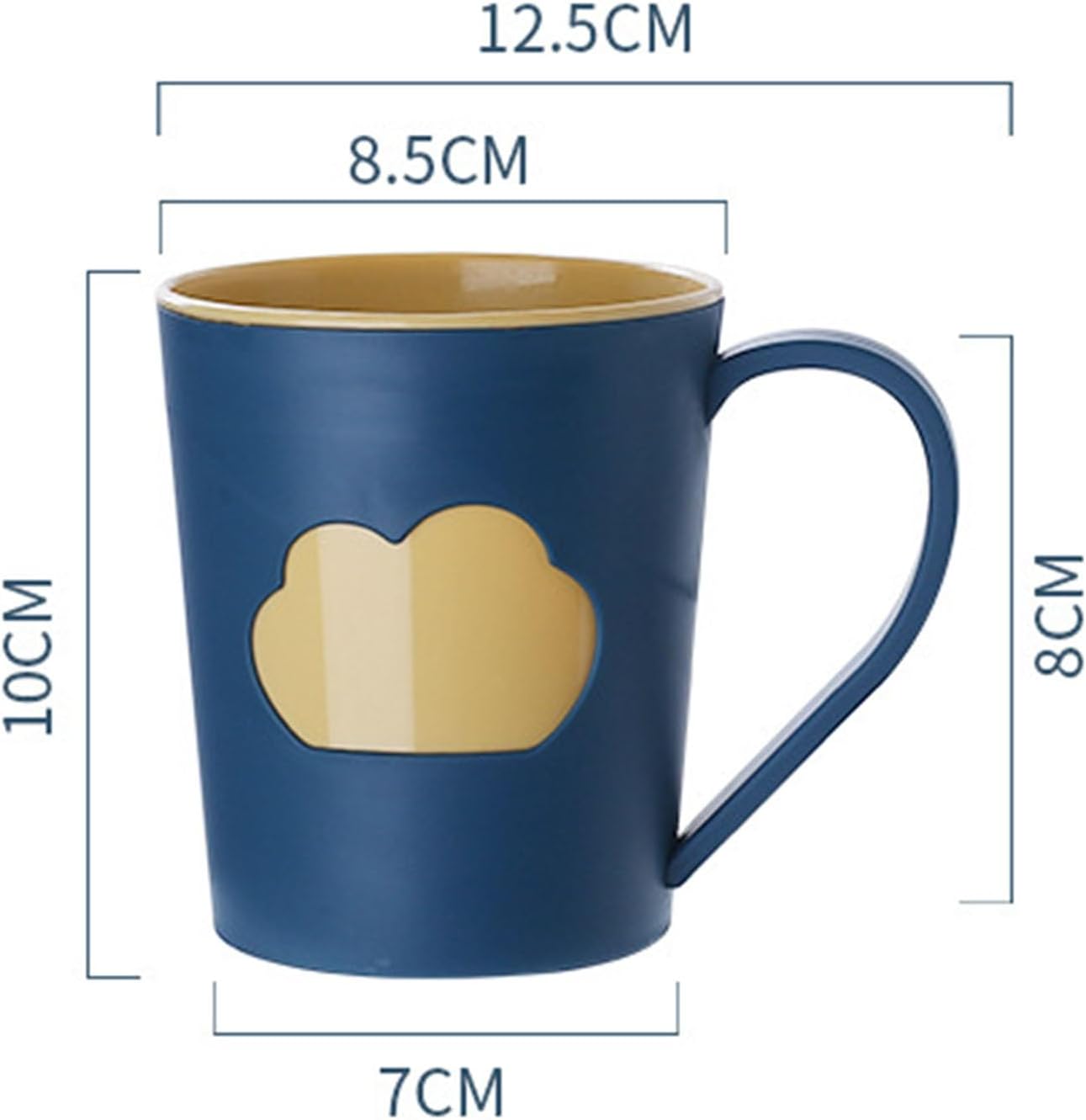 VixorLuilith Toothbrush Cup Dark Blue 301-400ml 1