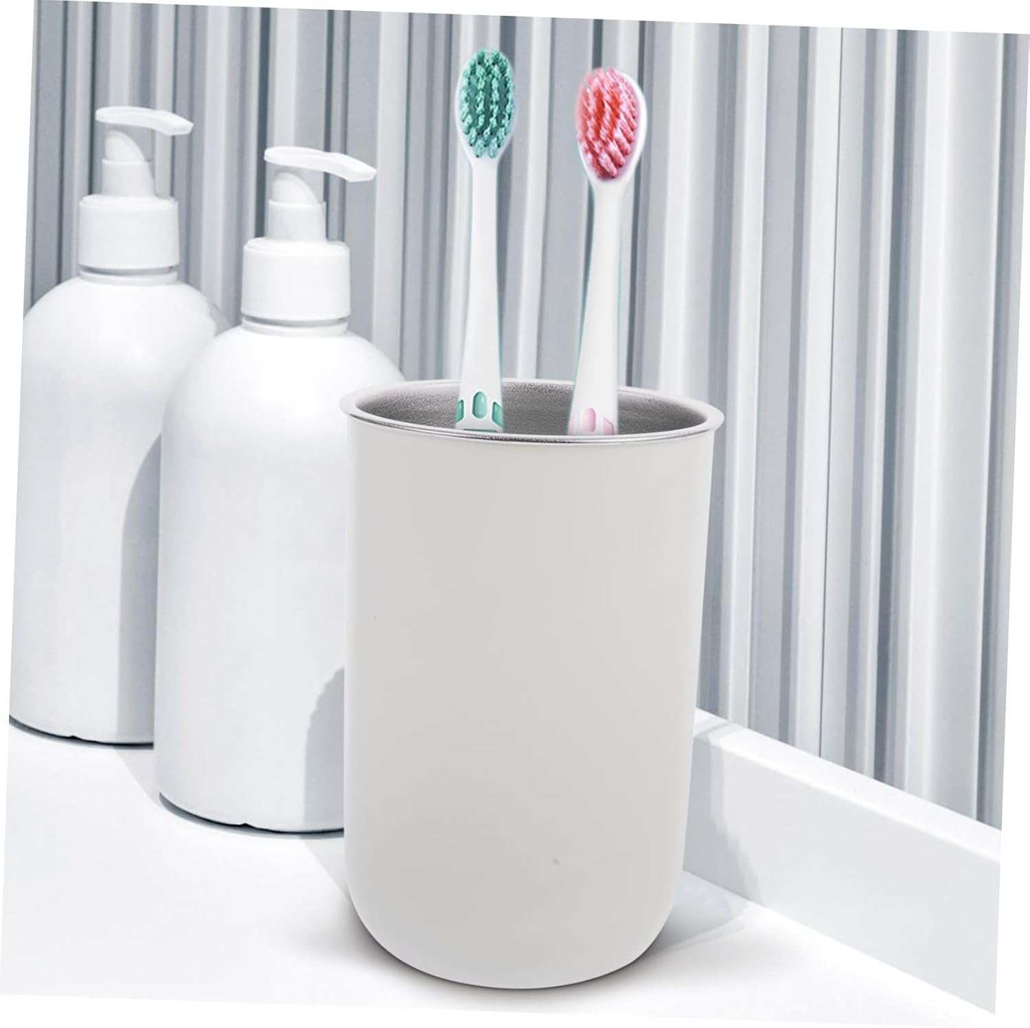 Veemoon 2pcs Bathroom Storage Cup Set 1