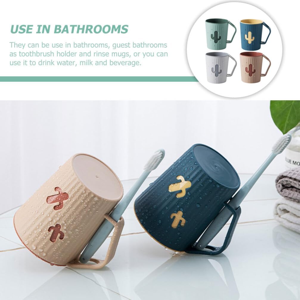DOITOOL 4Pcs Toothbrush Holders Bathroom Accessories
