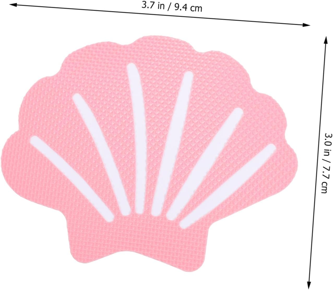 BESTYASH 12Pcs Shell Shaped Non-Slip Bath Stickers