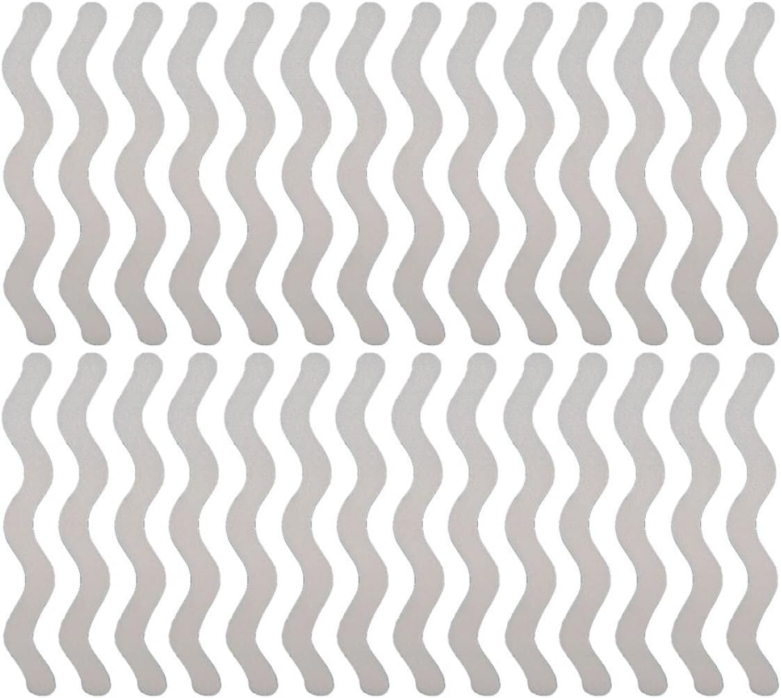 PRETYZOOM 36pcs S Shape Anti-Slip Bathtub Stickers