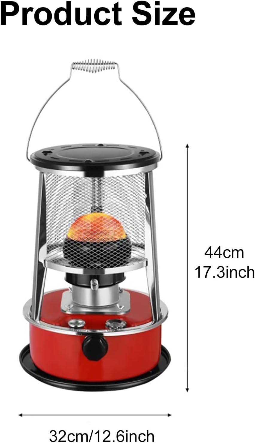 SUZEPER Kerosene Heater - Portable Efficient Smoke-Free