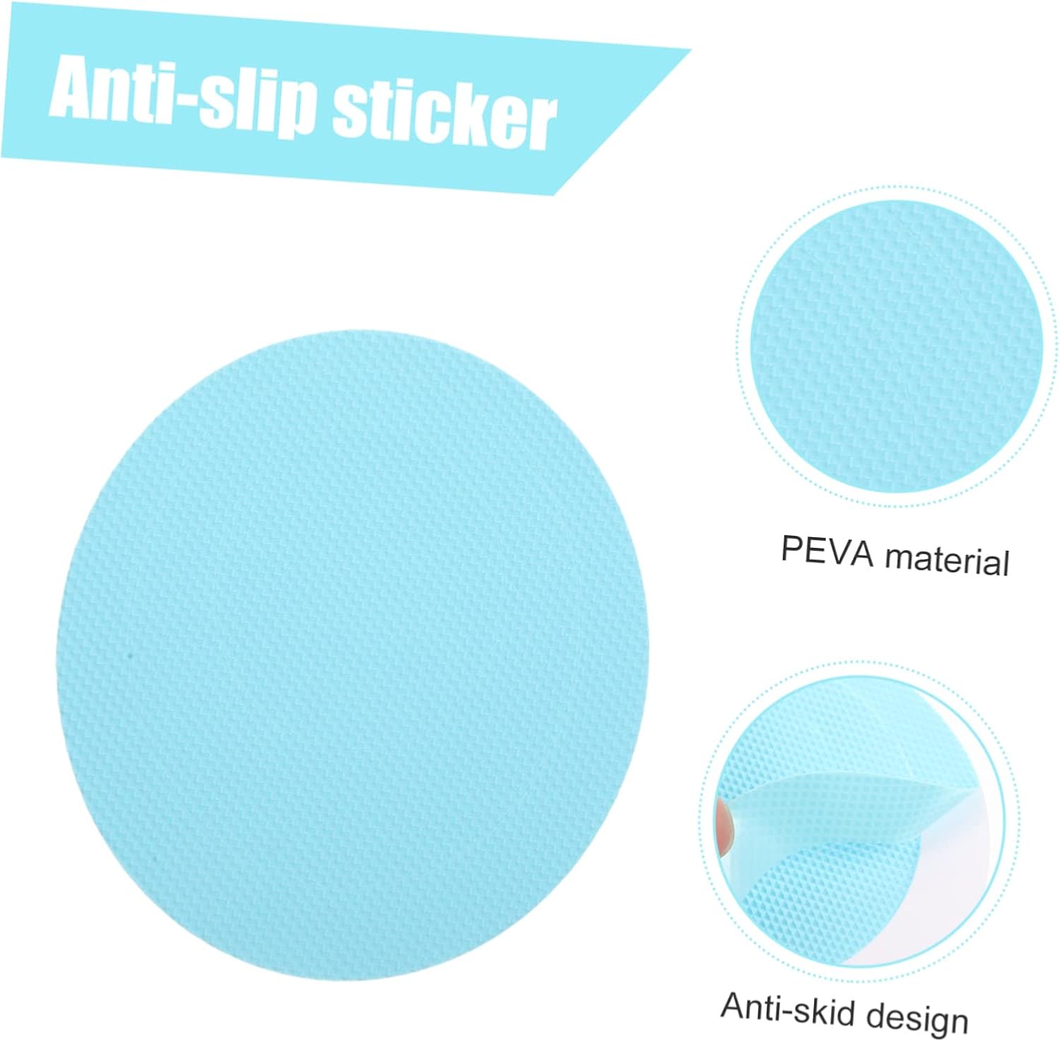 20 Sheets Non-Slip Bathroom Decals for Tub and Stairs