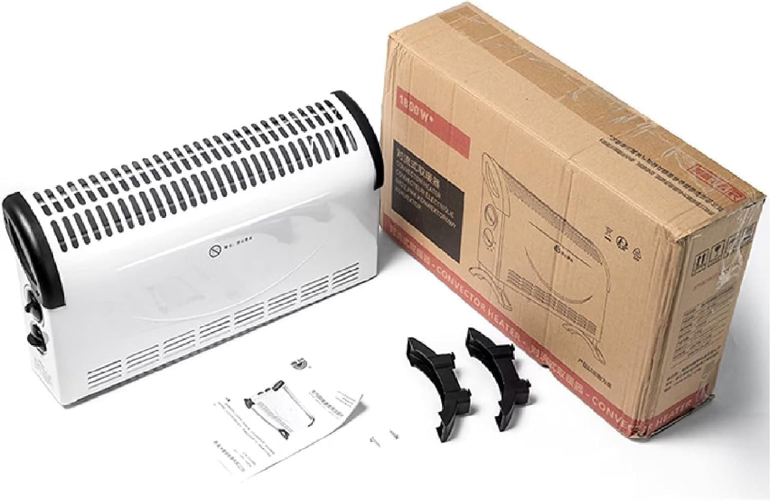 CLEIPENG 360 Circulation Electric Wall Mounted Space Heater with Adjustable Tat
