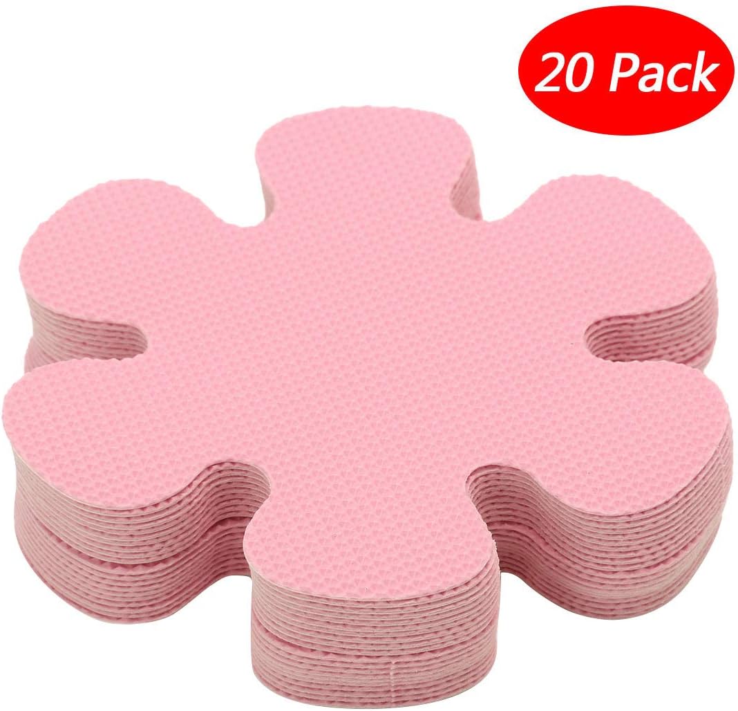 Aislor Non-Slip Bathtub Stickers 20PCS Pink One Size