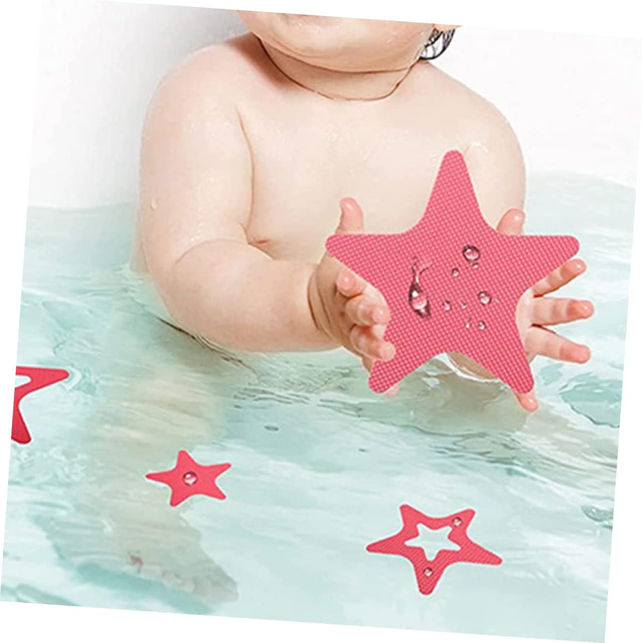 12pcs Star Shape Non-Slip Bathroom Stickers for Bathtub and Shower