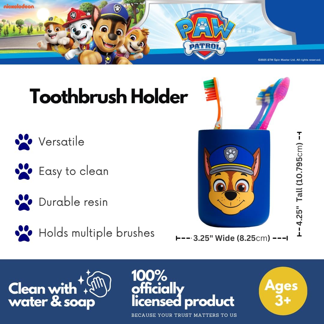 Paw Patrol Chase Toothbrush Holder by Franco