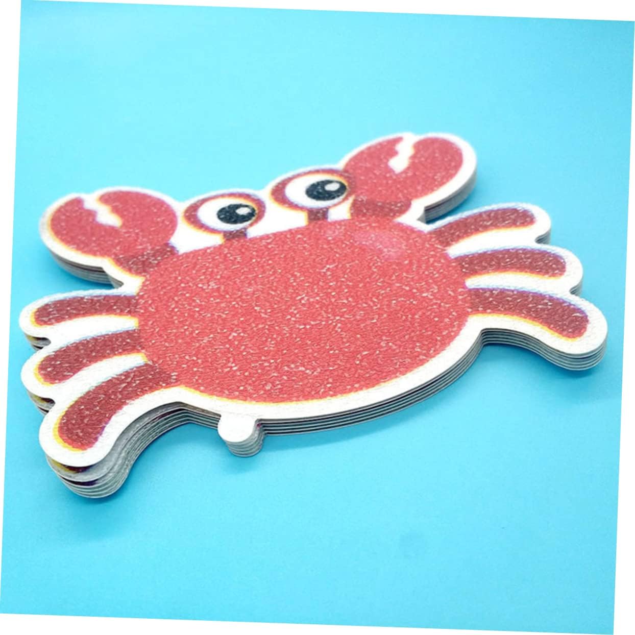Non-Slip Bath Grip Stickers 5 Pack with Crab Design