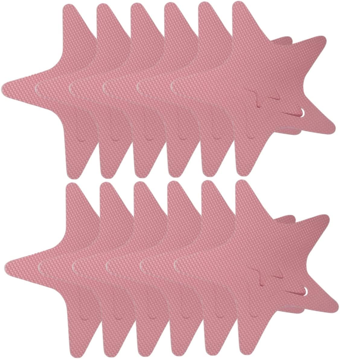 12pcs Star Shape Non Slip Bathtub Floor Stickers