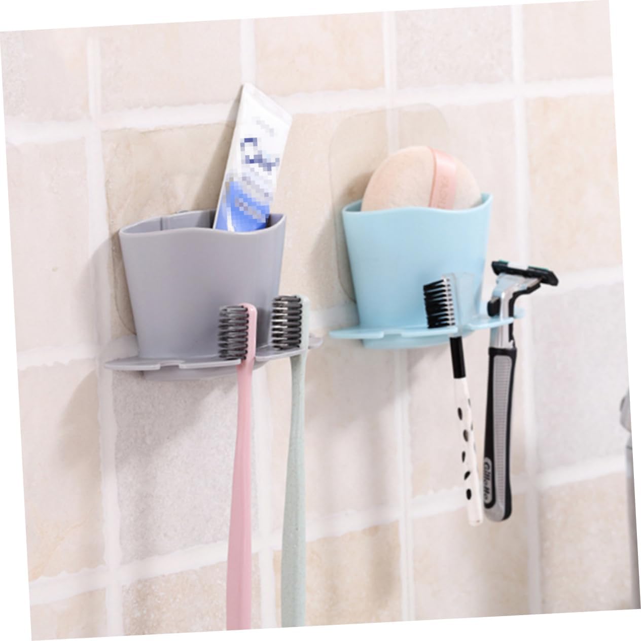 UTHCLO Shower Toothbrush Holder with Suction Cup 1