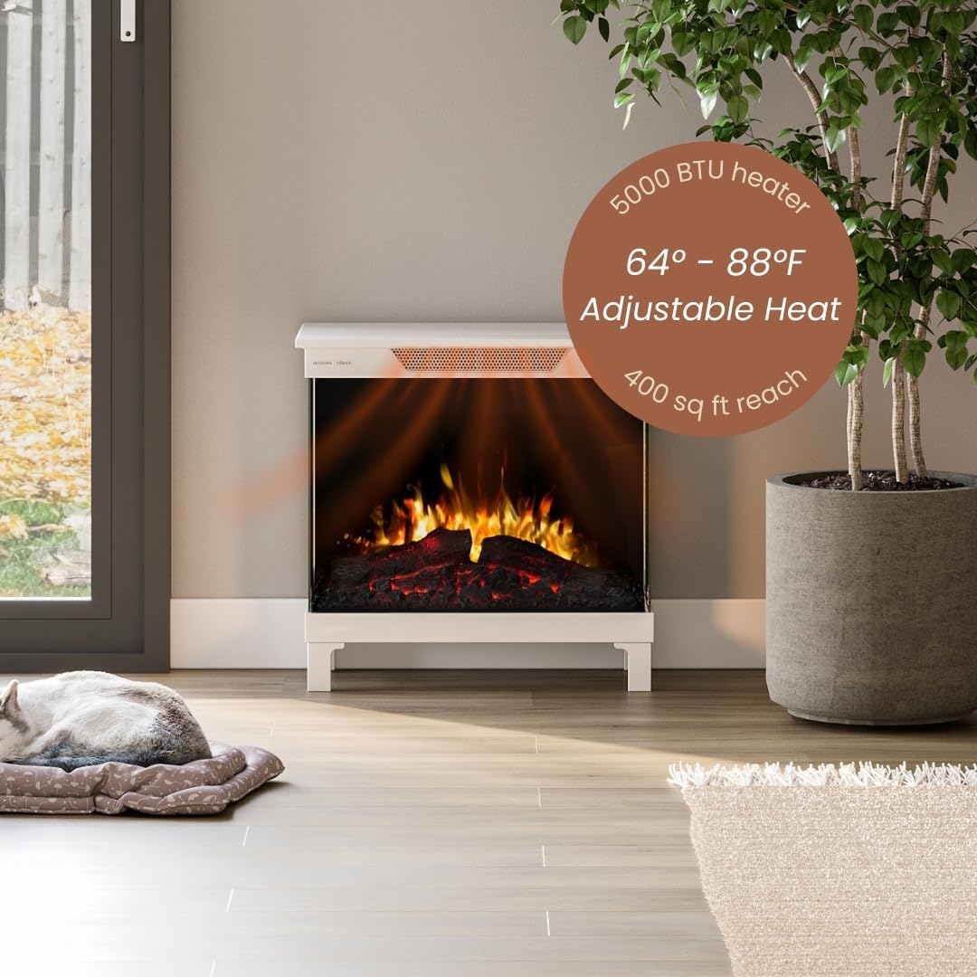Modern Ember Skyline Smart Electric Fireplace