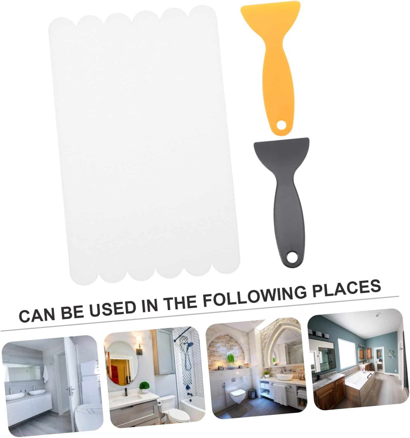 Ciieeo Anti-Slip Shower Stickers 6 Pack
