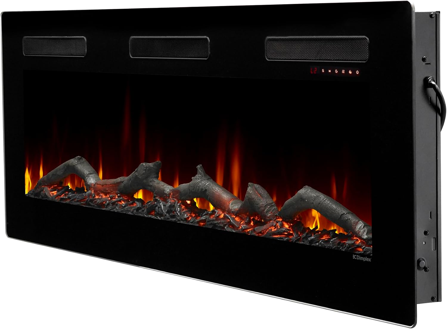 Dimplex Sierra 60 Electric Fireplace Heater - Wall Mounted 1400W Black