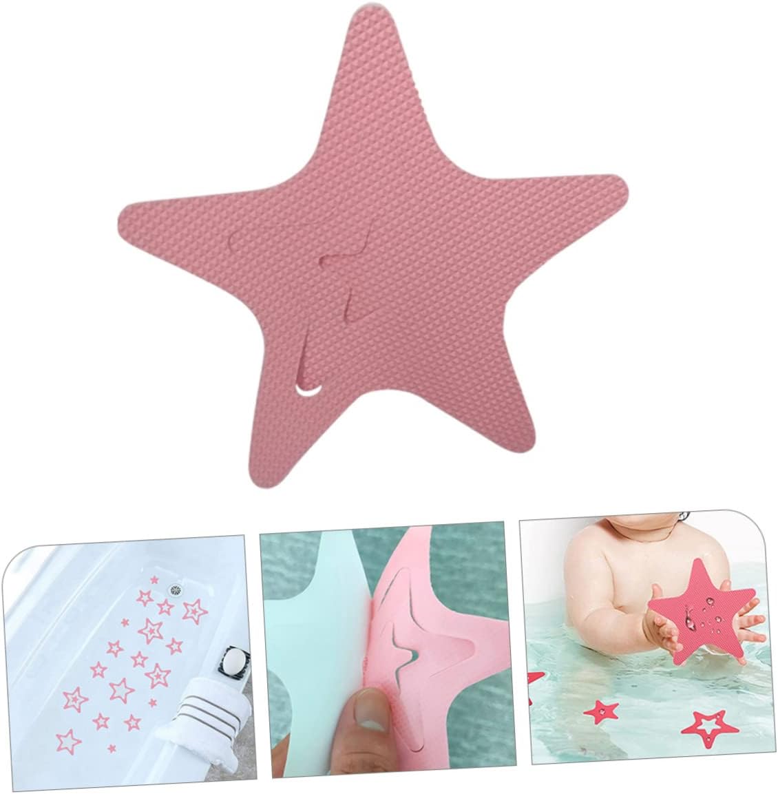 Hemobllo 12pcs Star Shape Non-Slip Bathtub Stickers