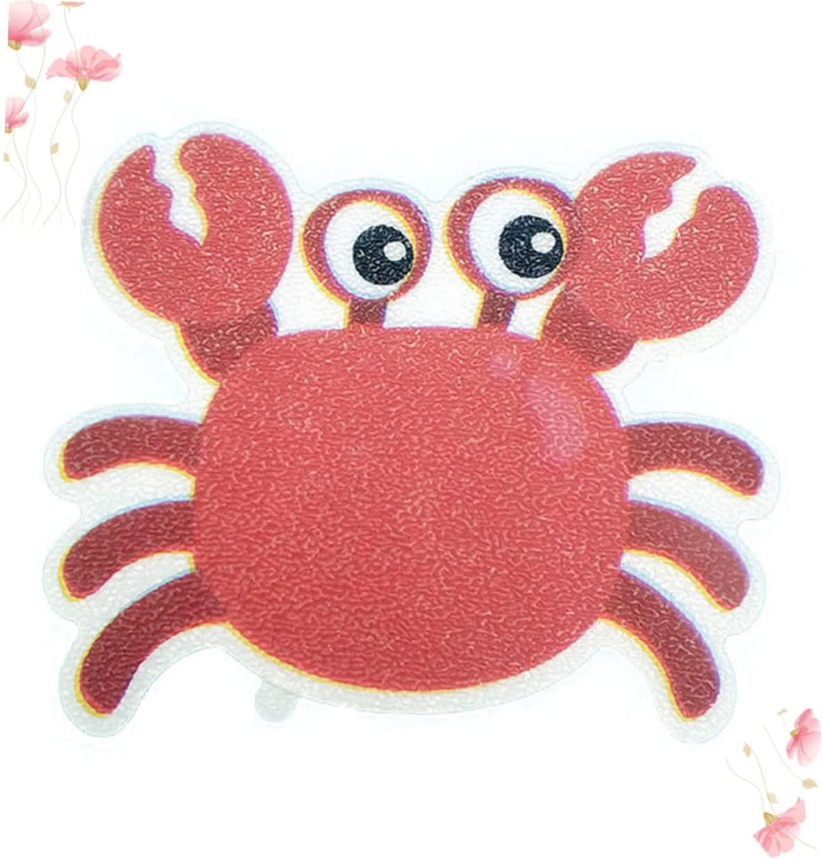 ULTECHNOVO Non-Slip Bath Stickers 5pcs Crab Design