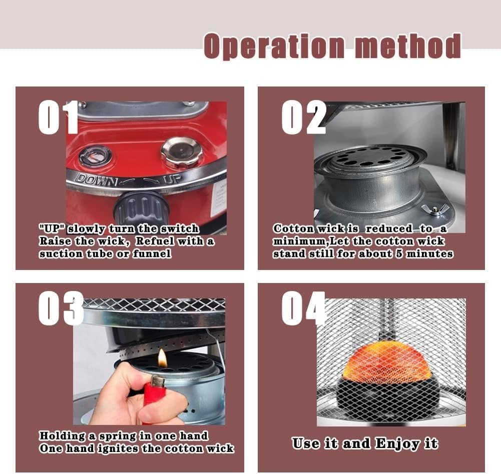 AMeLL Kerosene Tent Heater 46L Portable Indoor Space Heater