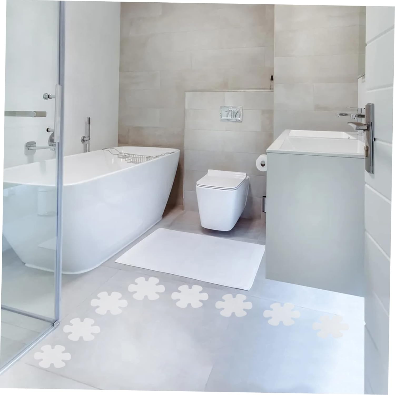 LIFKOME 24Pcs Non-Slip Bathtub Stickers for Safety 1