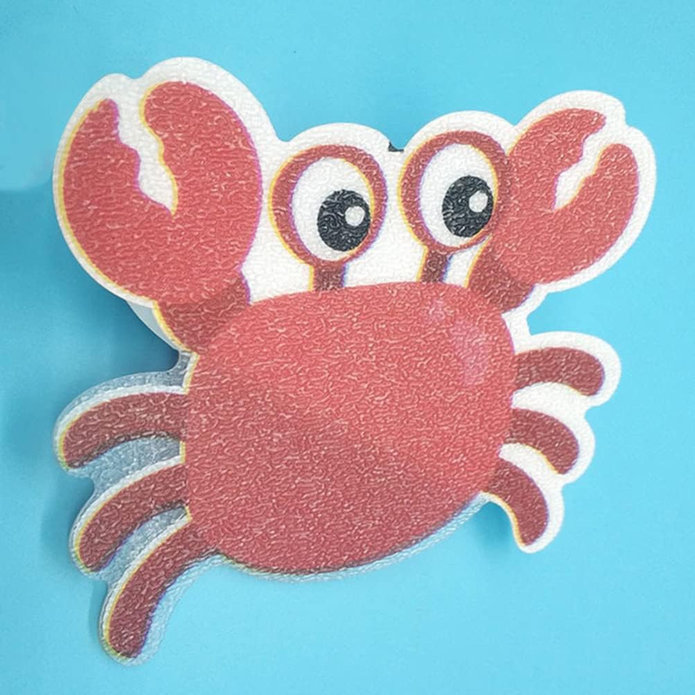 Zerodeko Anti-Slip Bathtub Crab Stickers 5pcs