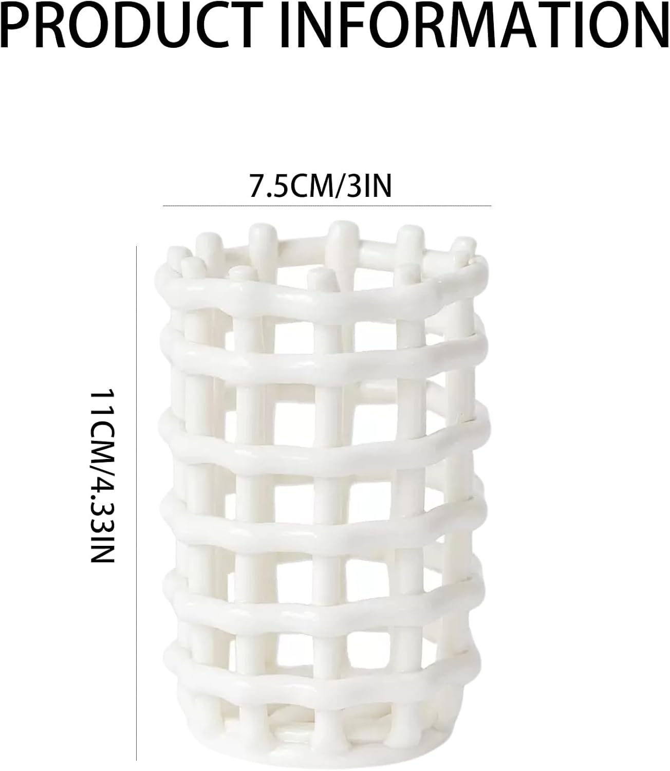 LILITURF Ceramic Toothbrush Holder for Bathroom