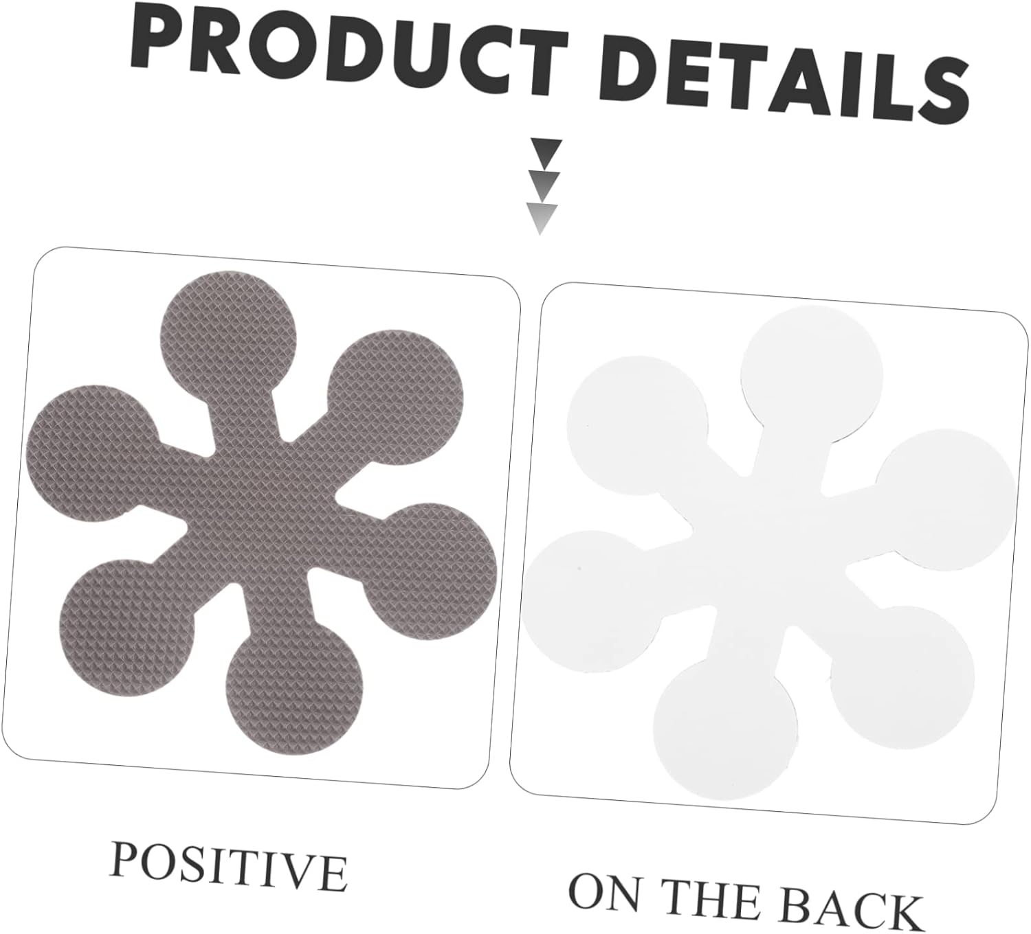 Non-Slip Tub Mat Stickers 1 Set Snowflake Design