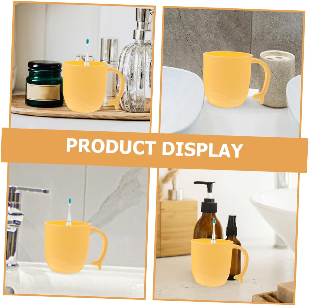 Cartoon Dolphin Handle Mouthwash Cup for Kids