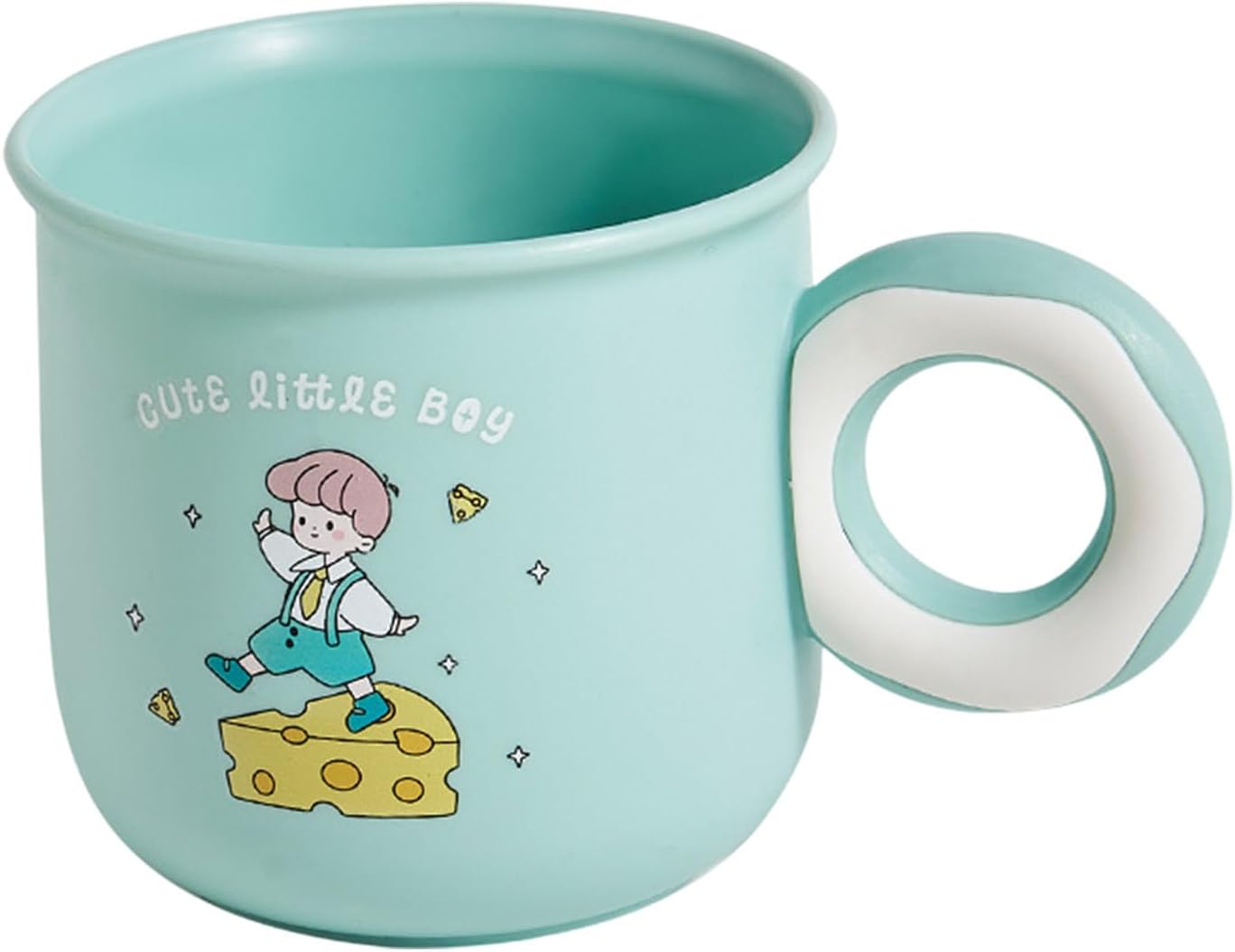 Cute Kawaii Toothbrush Holder with Donut Handle Blue