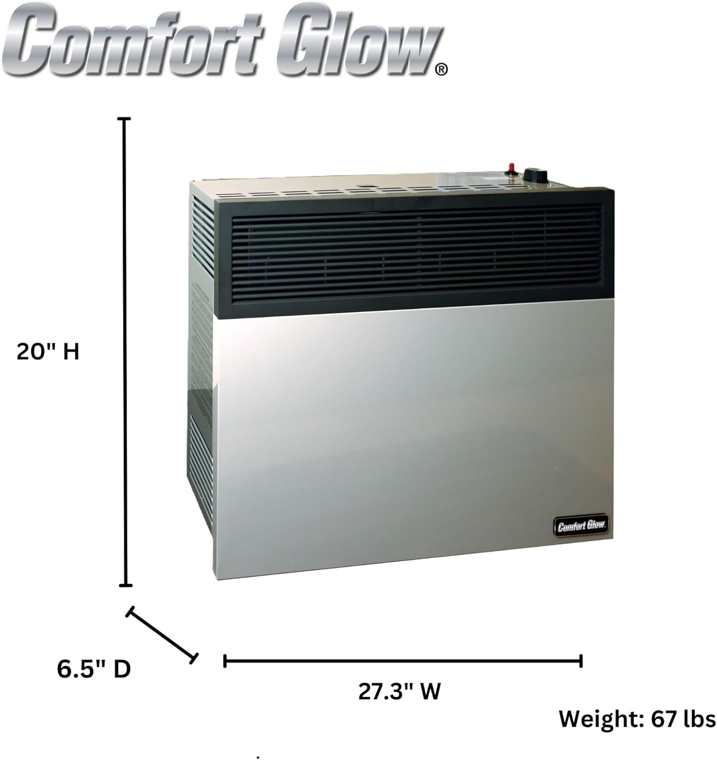 Comfort Glow 17000 BTU Natural Gas Wall Heater