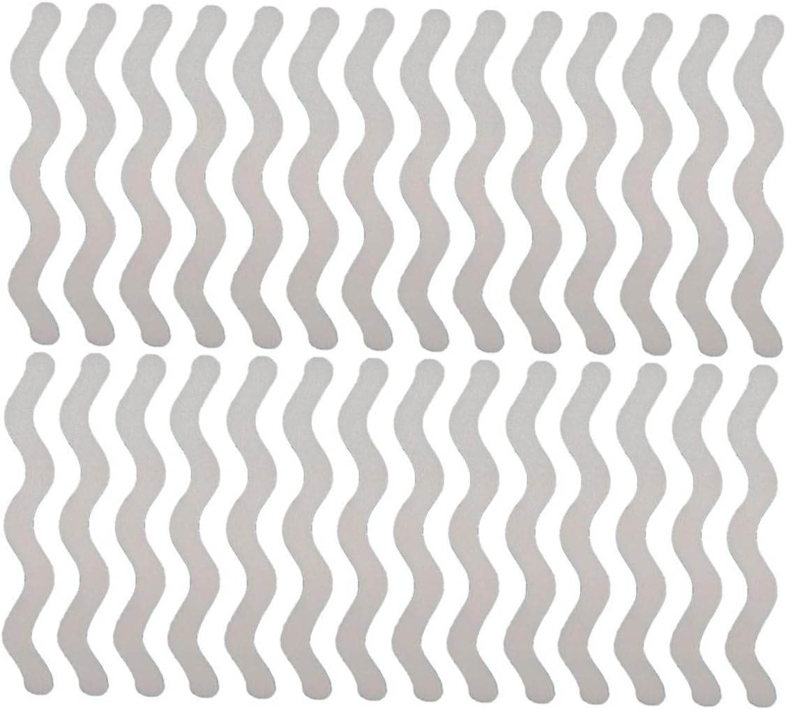 Unomor Non-Slip Bathtub Stickers 36pcs S Shape Design