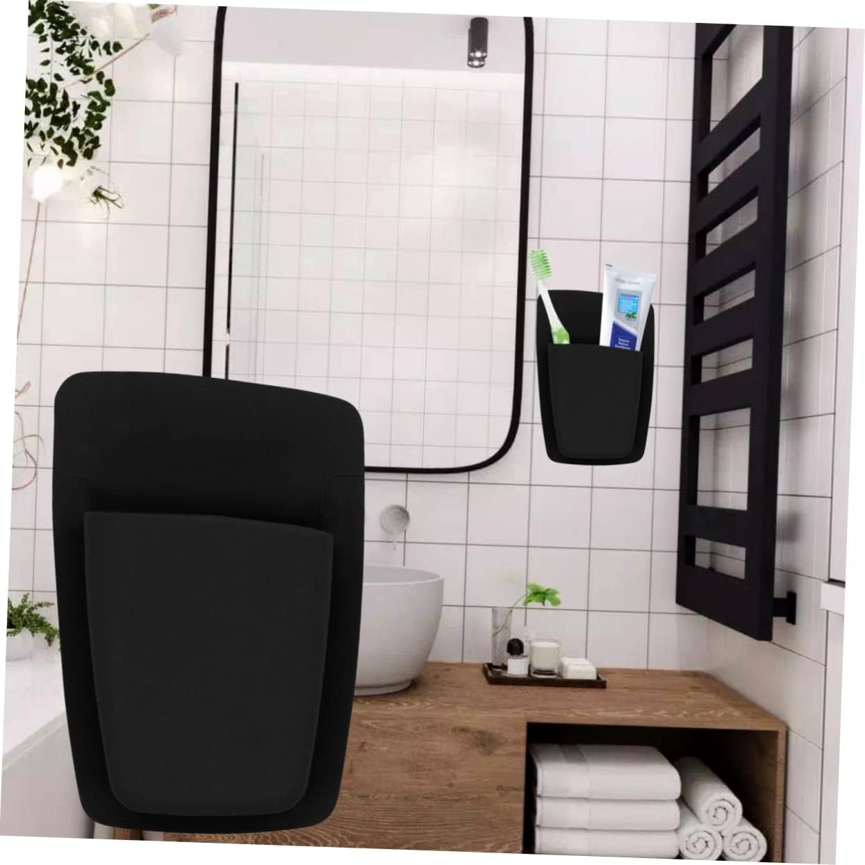 Wall Mount Toothbrush Holder with Suction Cup