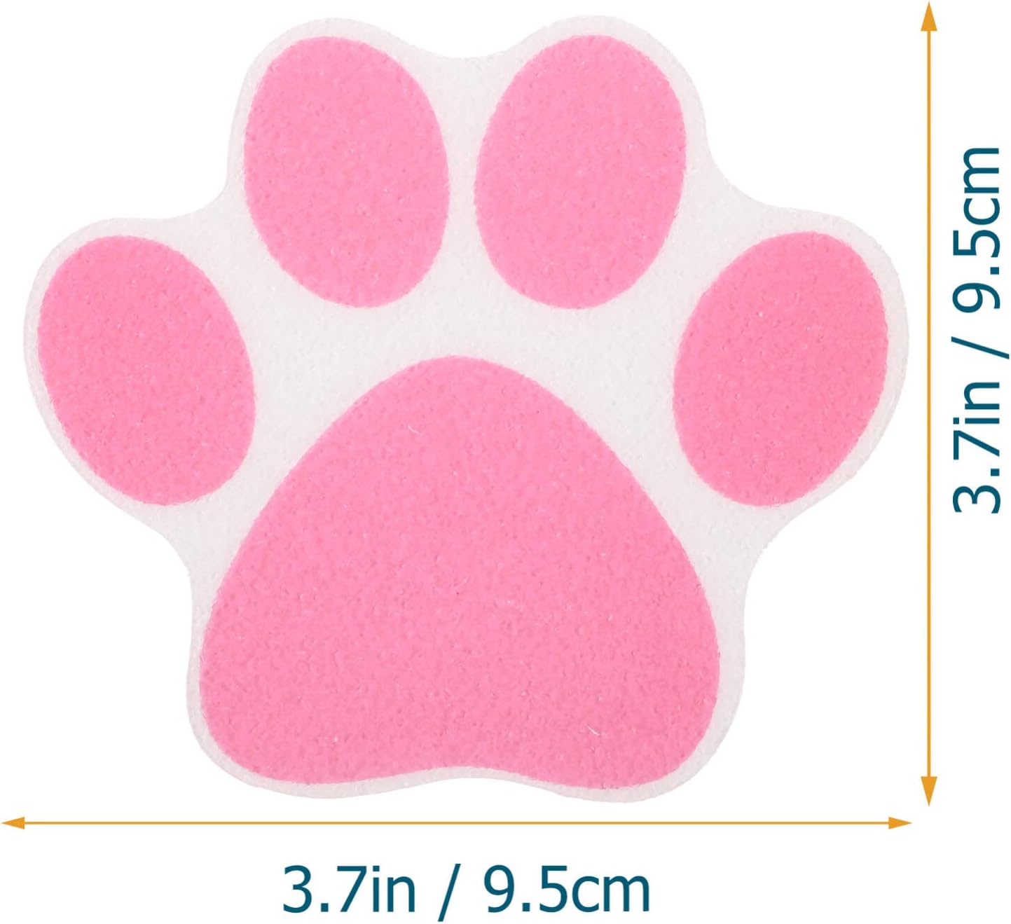 10pcs Paw Design Anti-Slip Stickers for Dog and Cat