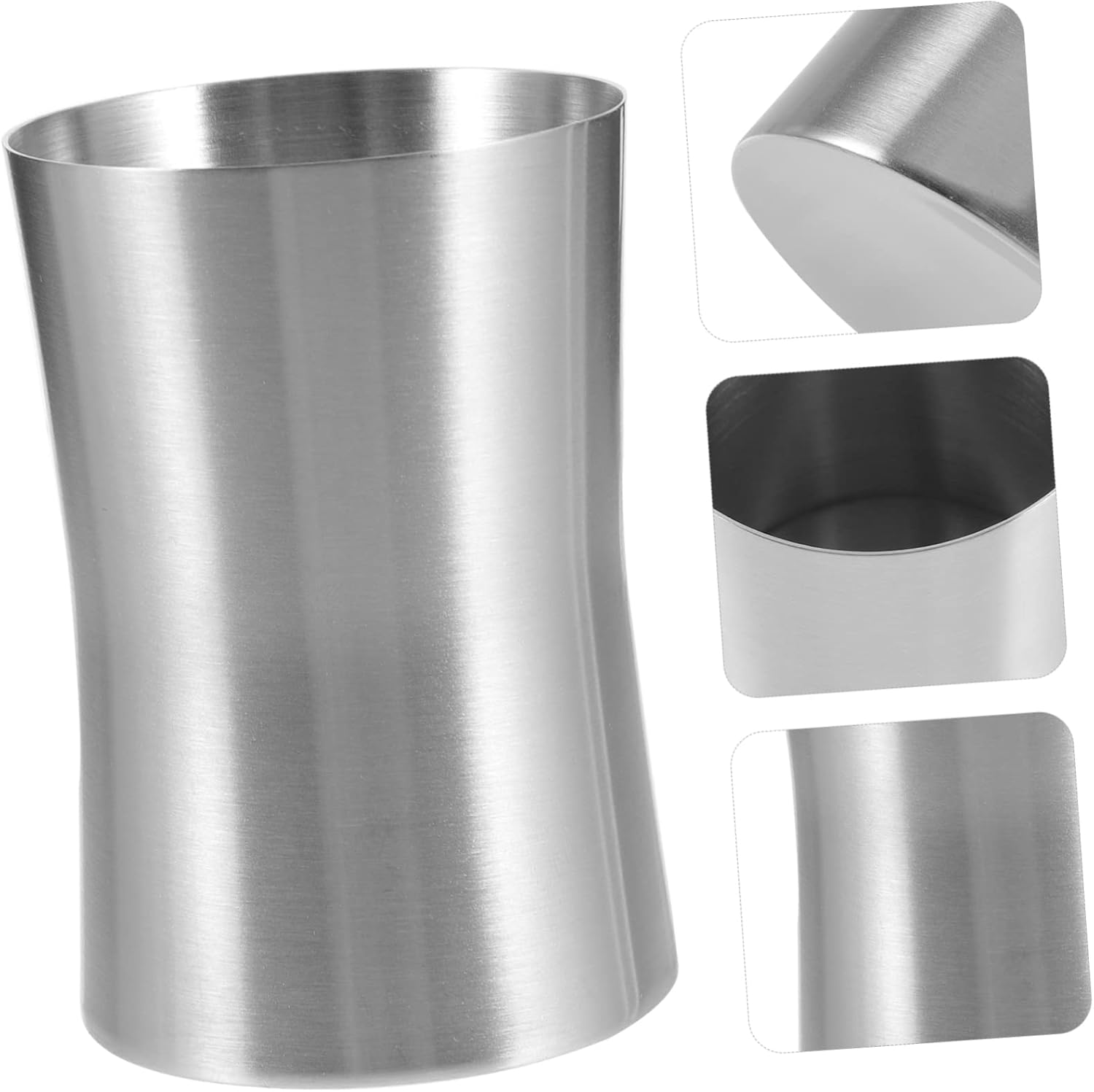 Parliky Compact Stainless Steel Toothbrush Cup Holder
