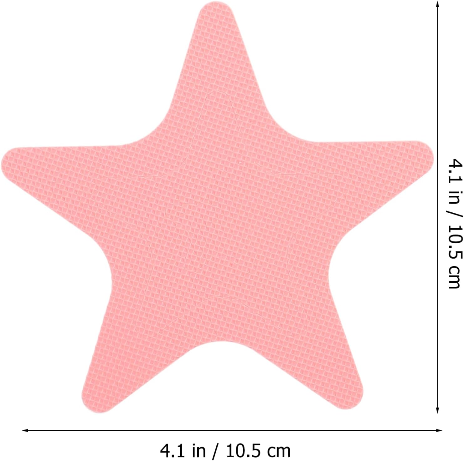 Garneck 4 Sets Self-Adhesive Star Stickers for Bathtubs and Floors