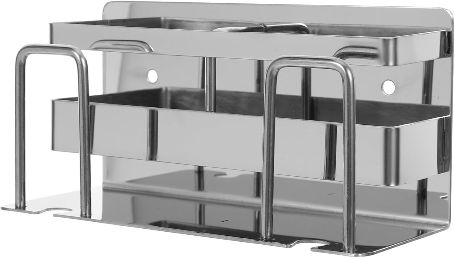 Hoement Metal Toothbrush Holder Wall Mount No Drill
