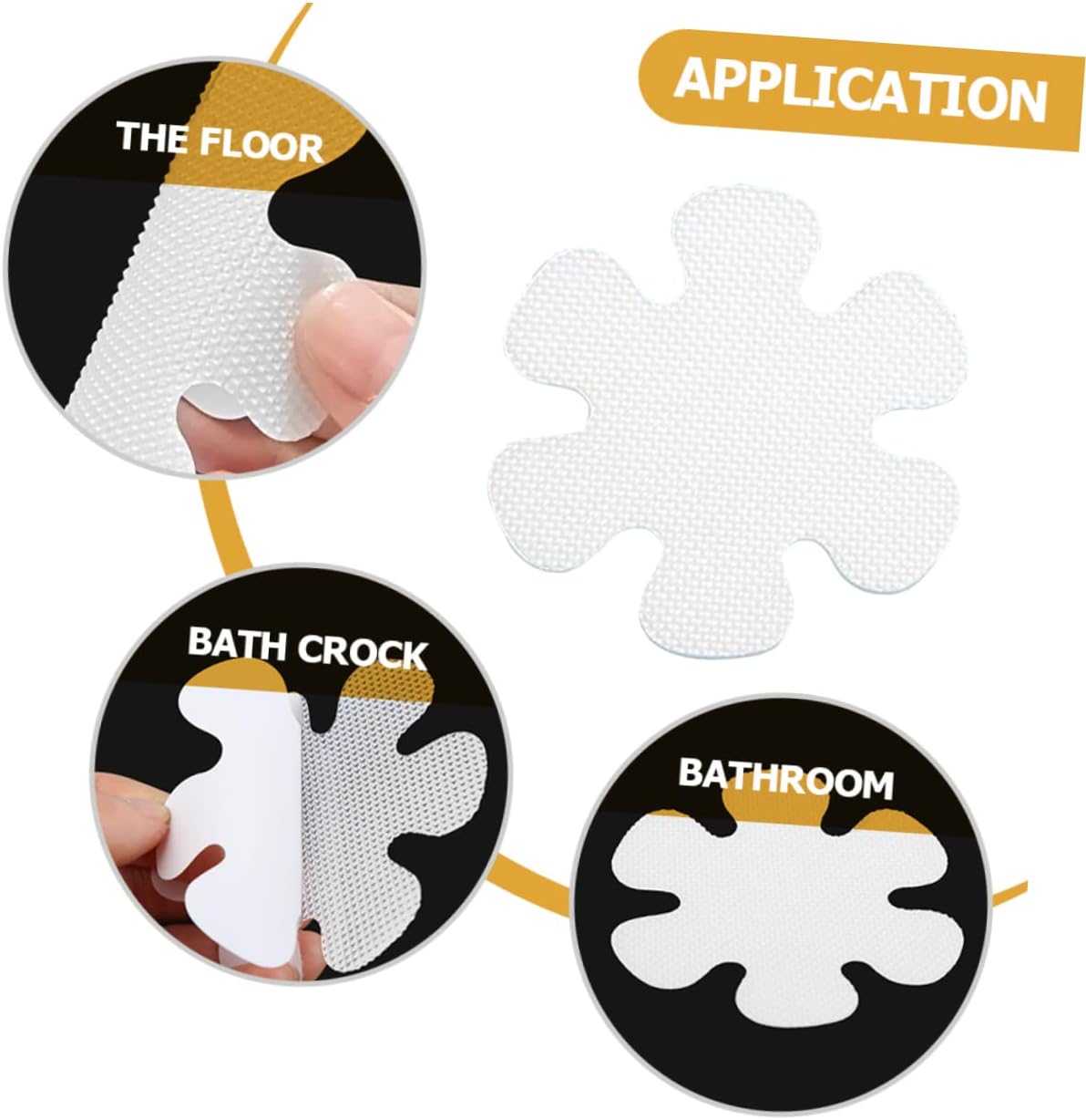 12Pcs Non Slip Bathtub Stickers for Safety and Decor