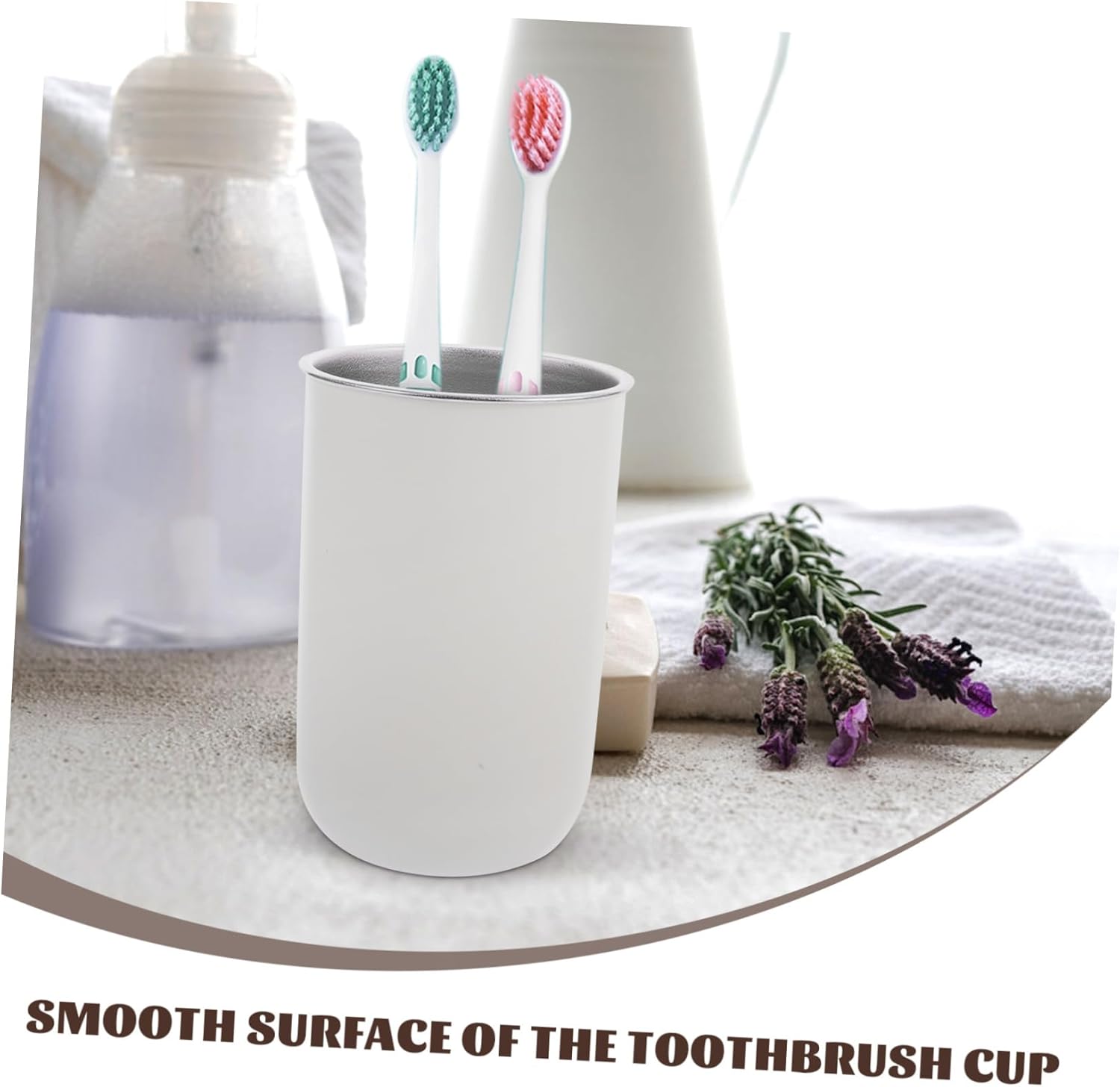 Ciieeo Portable Toothbrush Storage Cup with Gargling Function