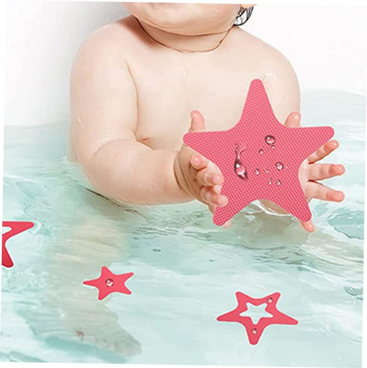 MAGICLULU 12Pcs Star Shape Non-Slip Bathtub Decals