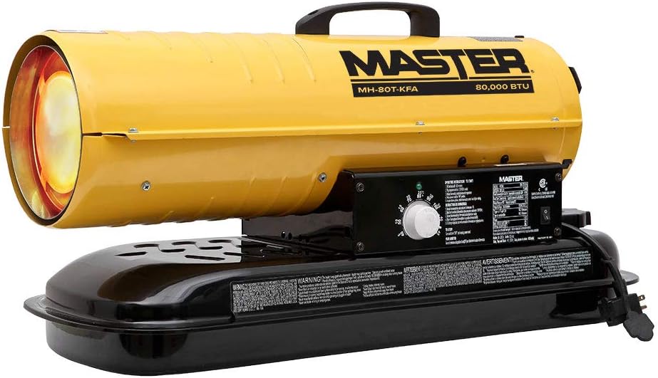Master MH-80T-KFA 80000 BTU Kerosene Heater with Thermostat