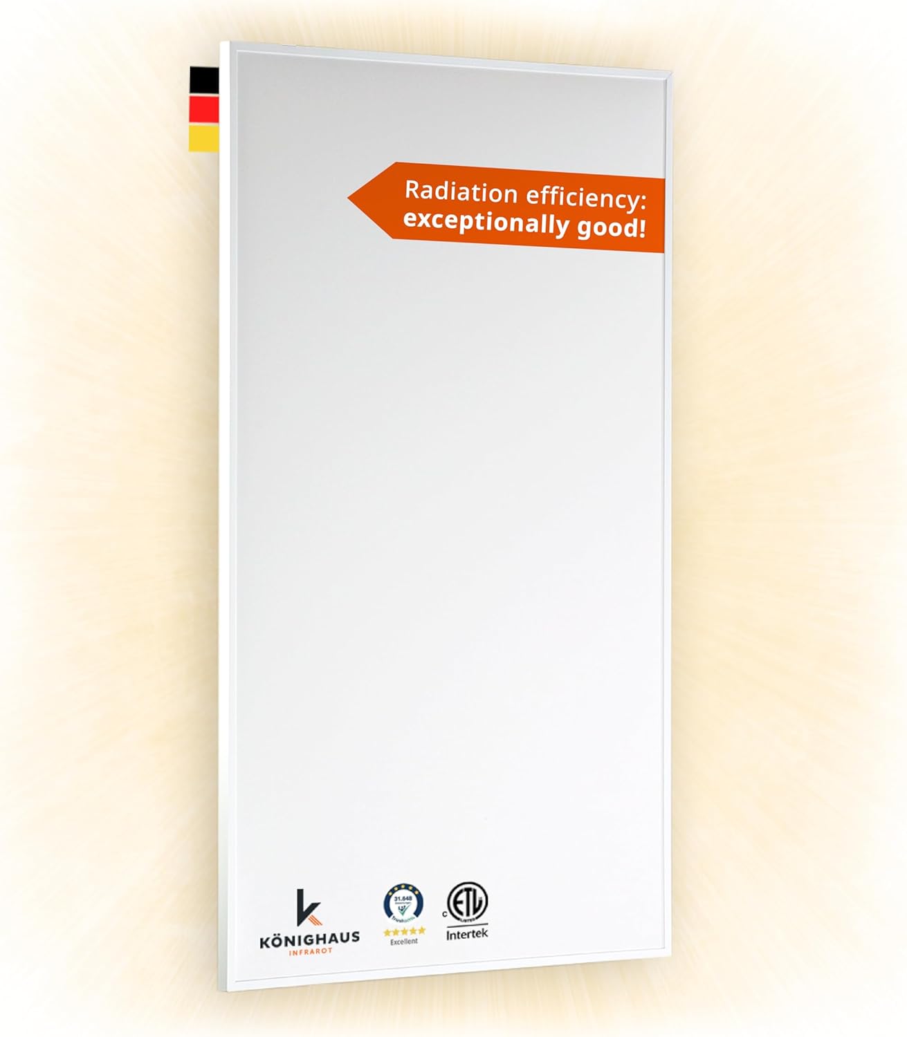 Knighaus Infrared Wall Heater 600W - 86-142ft2