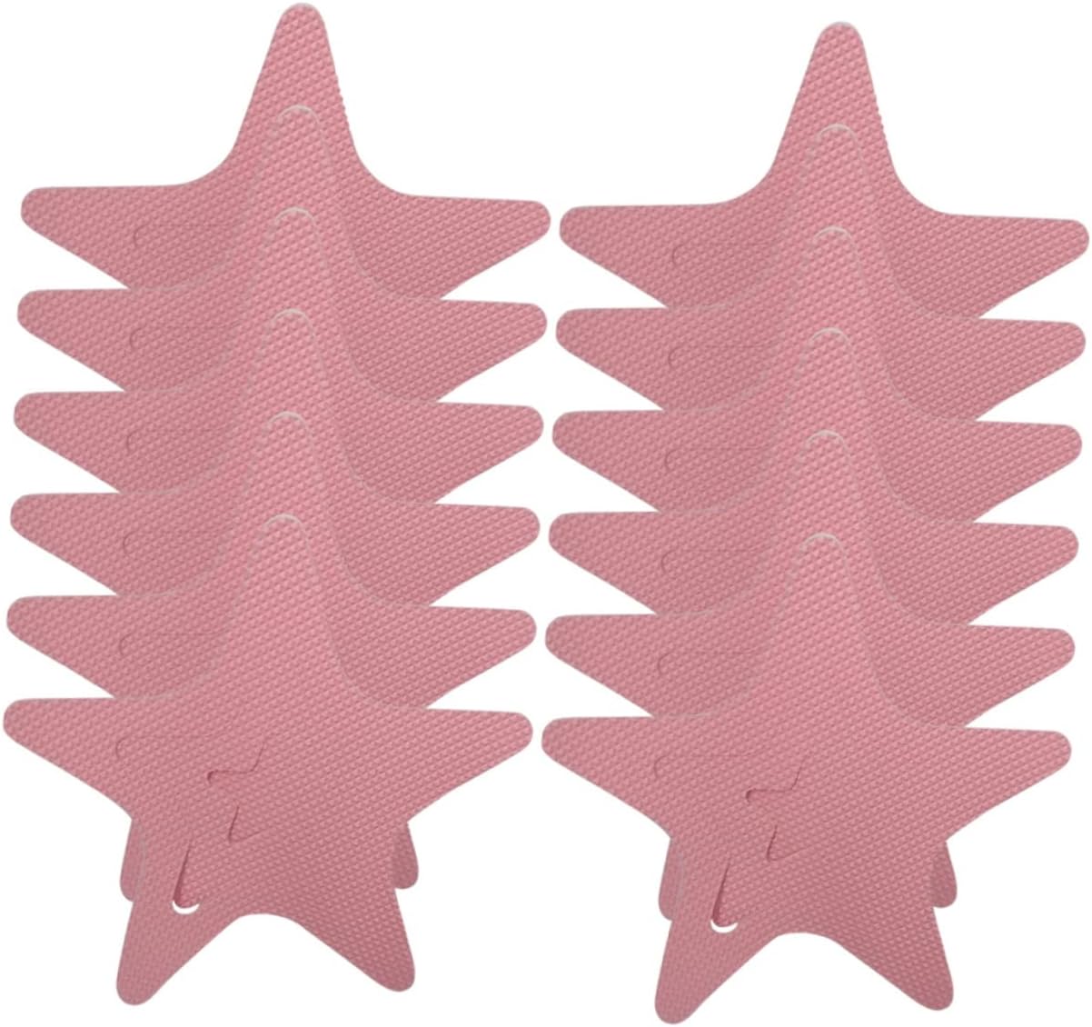 LIFKOME 12Pcs Star Shape Non-Slip Bathtub Floor Stickers