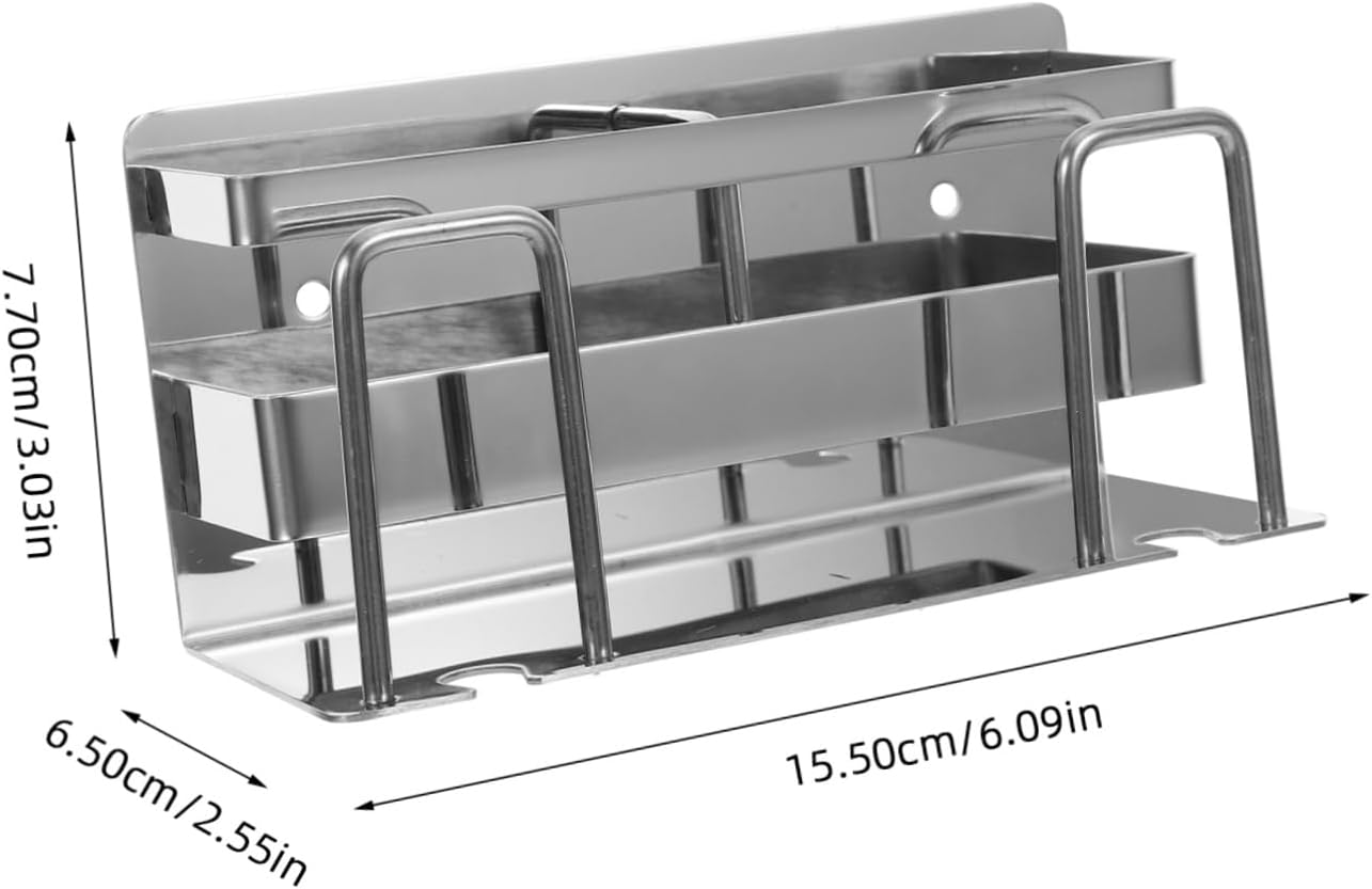 SHOWERORO Wall Mount Toothbrush Holder Stand
