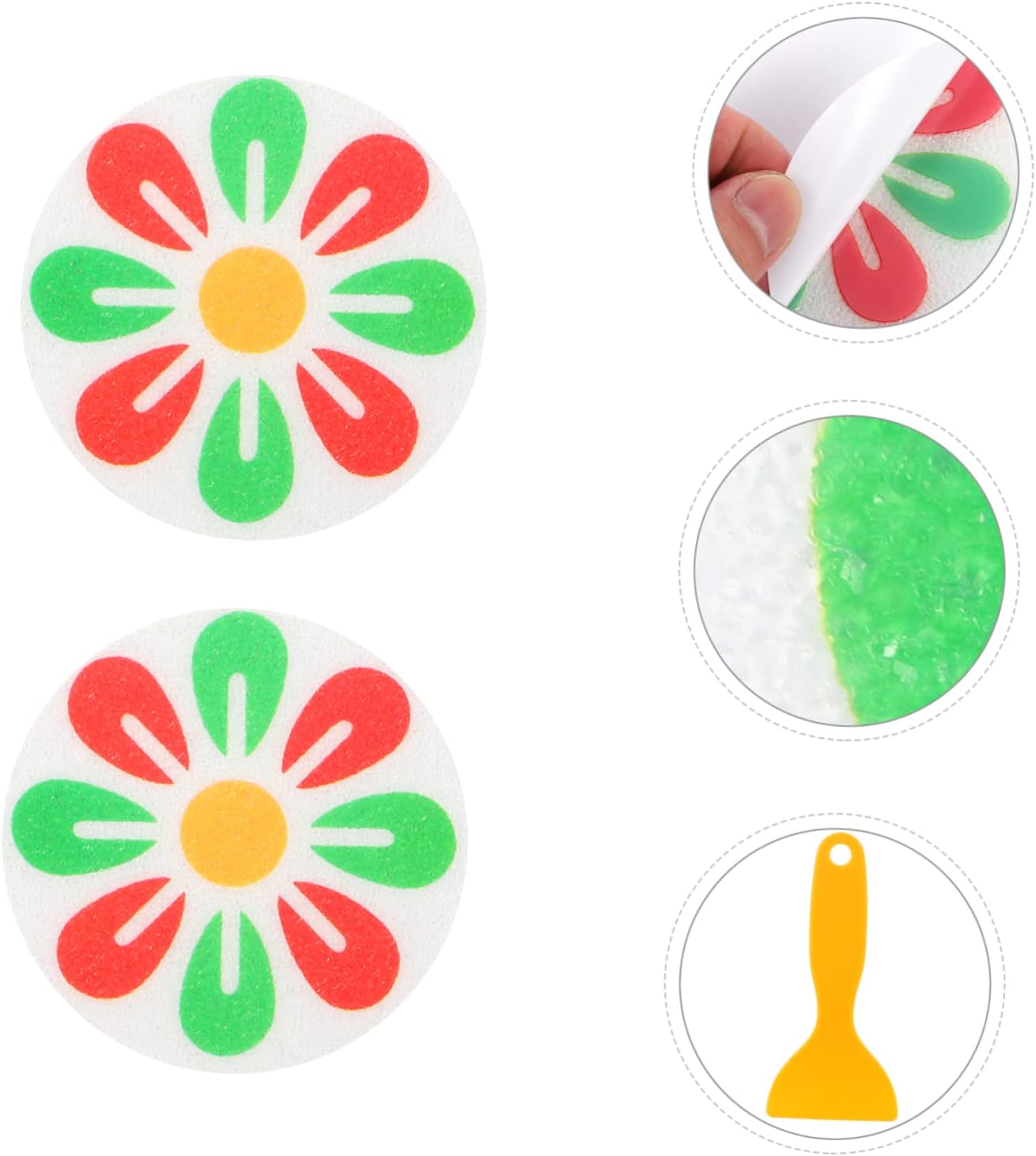 Ciieeo 10pcs Bathtub Anti-Slip Stickers for Safety