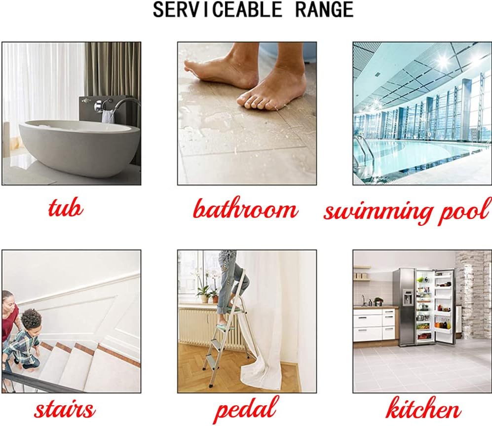 Flower Shape Luminous Non-Slip Bathroom Stickers 12 Pcs