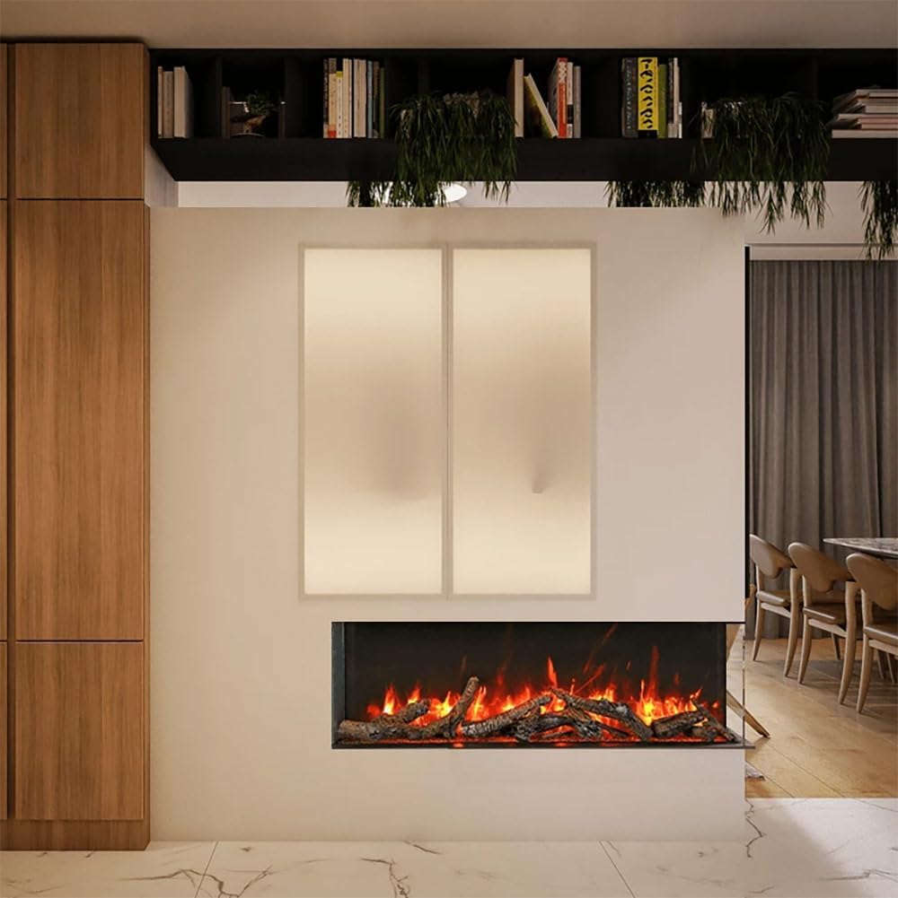 Amantii 60-Inch True View Slim Electric Fireplace with WiFi