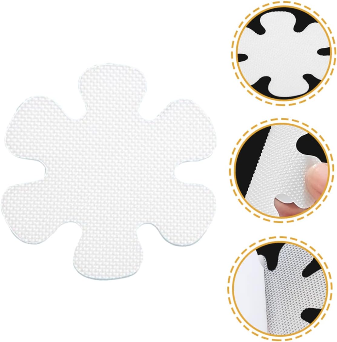 12pcs Non-Slip Bathtub Flower Stickers