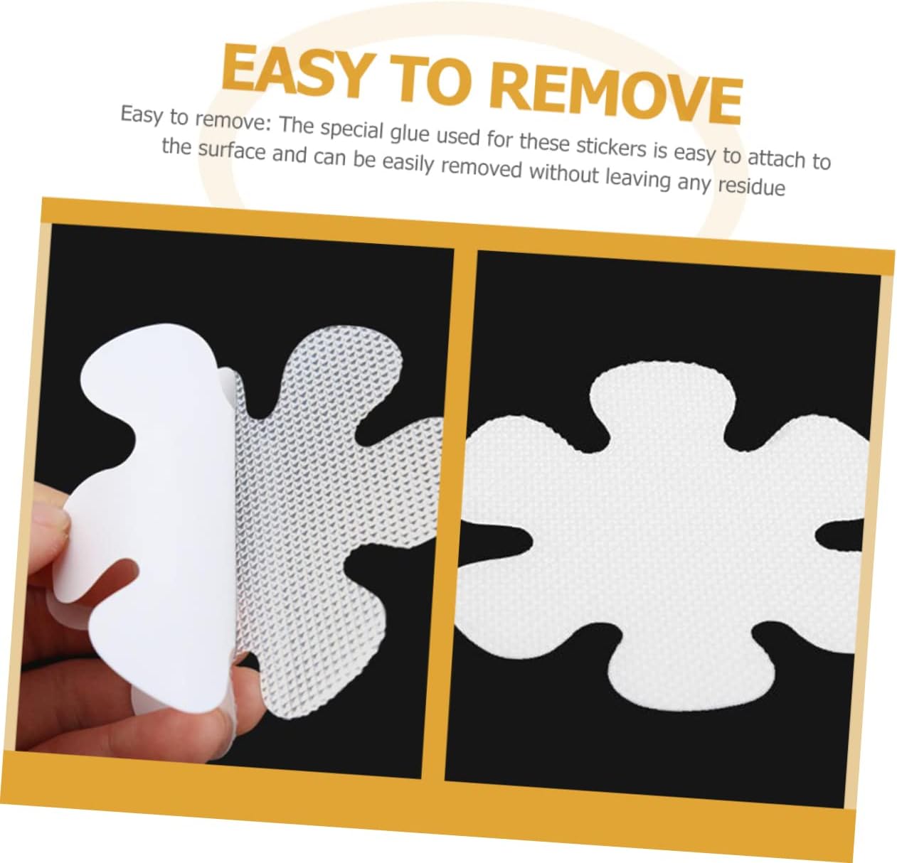 12pcs Flower Design Non-Slip Stickers for Bathroom